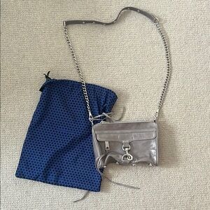 Rebecca Minkoff Gray Leather Crossbody Bag